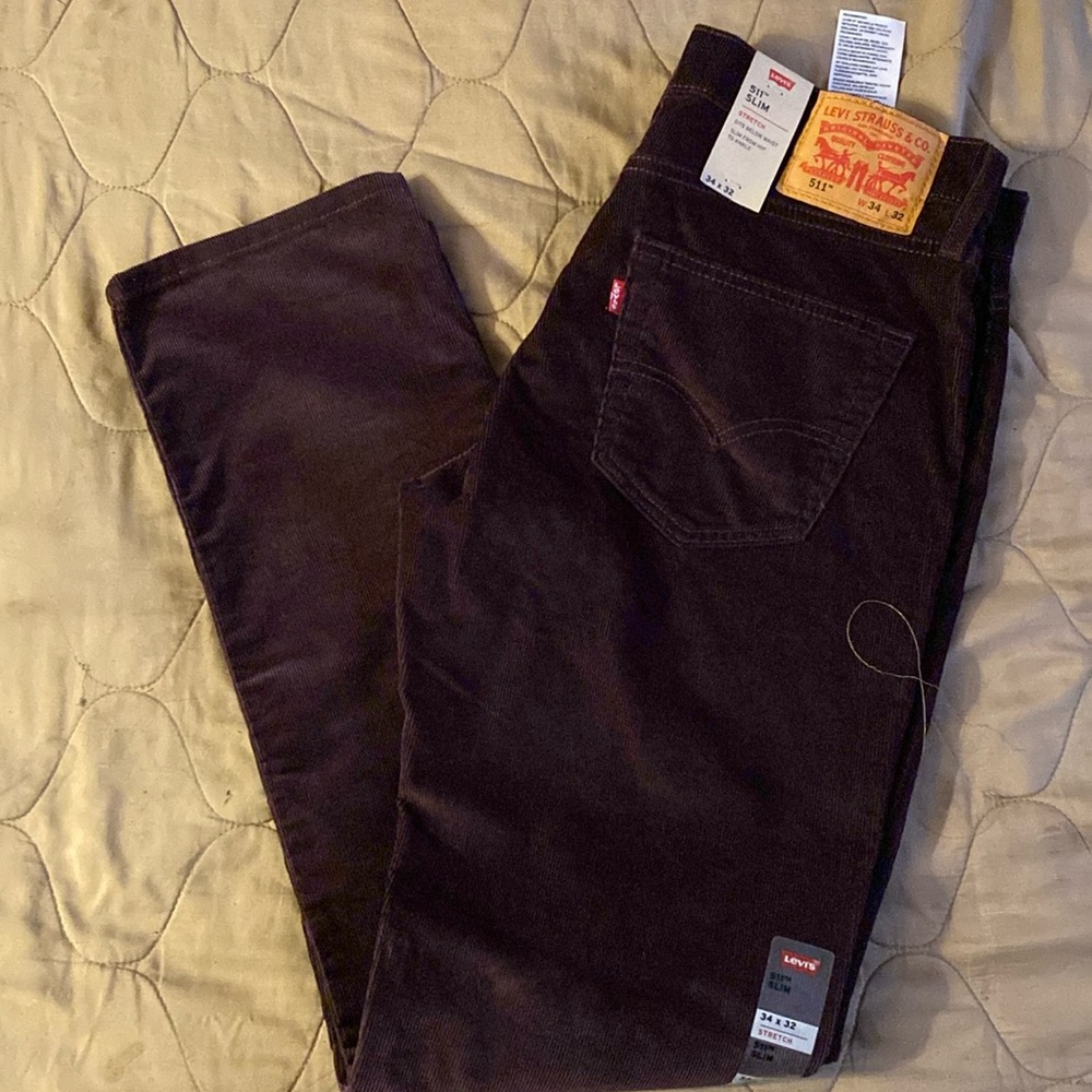 Levi 511 slim corduroy pants